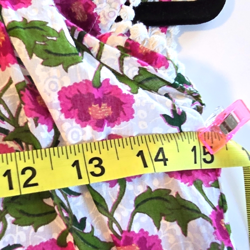 Roller Rabbit Floral Dress Girls Size 12 - Picture 14 of 16